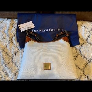 Dooney & Bourke Glacier Blue hobo handbag